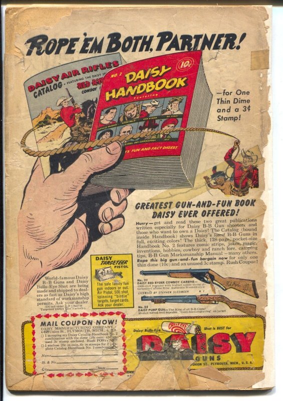 Dale Evans #7 1949-DC-handmade cover-unique-unusual-P/FR