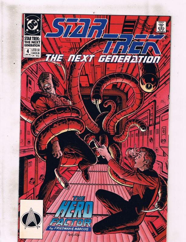 Lot of 5 Star Trek The Next Generation DC Comic Books #1 4 5 6 7 BH42