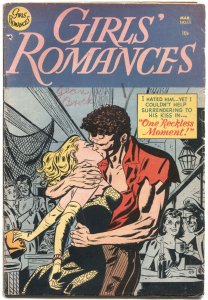 GIRLS’ ROMANCES #13-1952-ALEX TOTH COVER-NICE INTERIOR ART-RARE DC