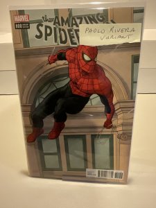 Amazing Spider-Man #800  2018  9.0 (our highest grade)  Paolo Rivera Variant!