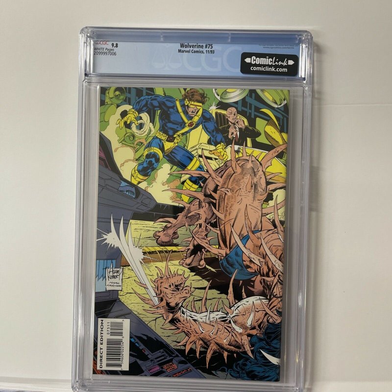 wolverine 75 cgc 9.8