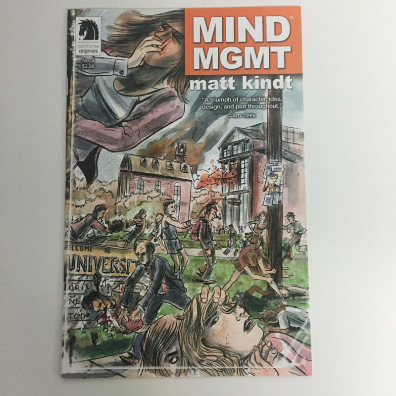 MIND MGMT #8 #9 #10 Set Lot Run Matt Kindt Dark Horse Optioned 2013