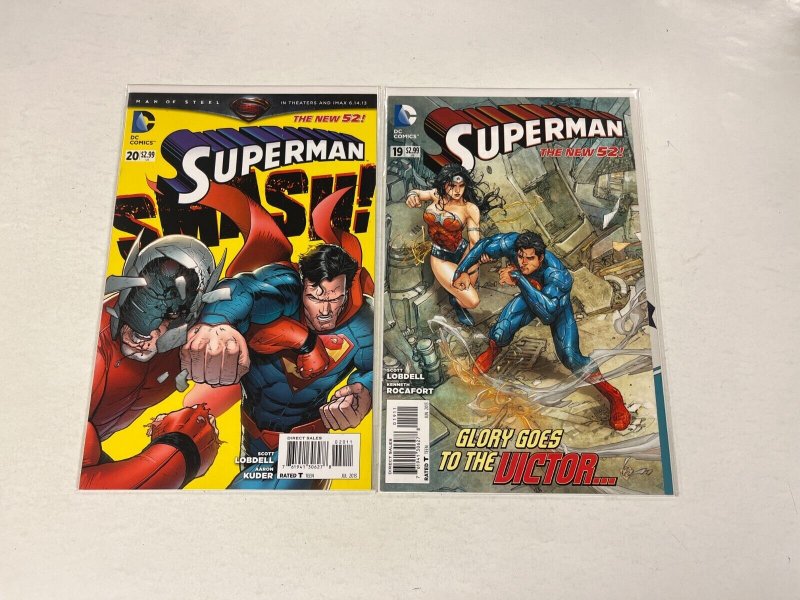 4 Superman DC Comics books #19 20 21 22 Lobdell 36 RC11