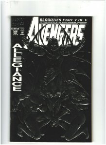 Avengers #369 VF+ 8.5 Marvel Comics Foil Cover, Bloodites pt,5, X-Men Crossover