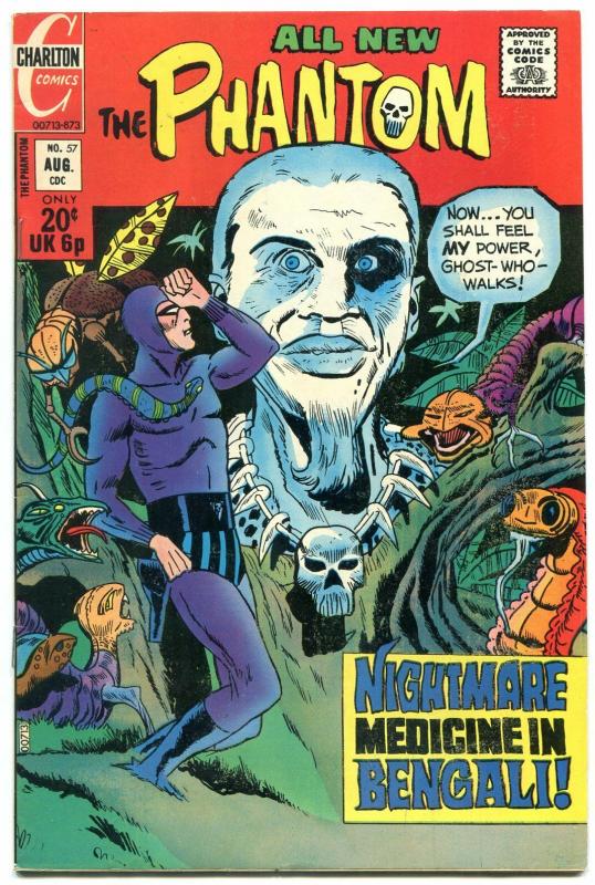 THE PHANTOM #57 1973-CHARLTON COMICS-WITCH DOCTOR FN