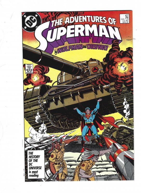 Adventures of Superman #426 through 428(1987) rb1