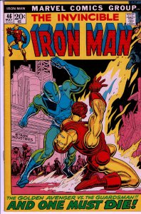 Iron Man #46 - VF/NM - Death of Guardsman