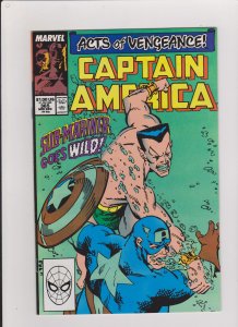 CAPTAIN AMERICA #365  VF/NM 1989 MARVEL COMICS CAP VS NAMOR the SUB-MARINER