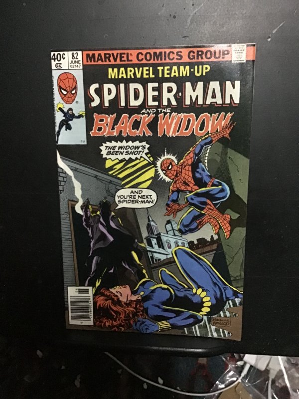 Marvel Team-Up #82 (1979). Black Widow and Spider-Man vs. Nick Fury? VF/NM