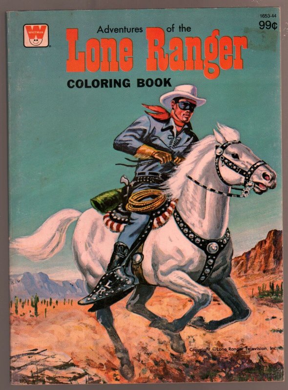 Lone Ranger Coloring Book #1653-44 1975-TV series-unused-VG