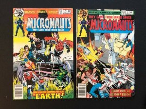 LOT of 8~MARVEL THE MICRONAUTS #2-7, 9-10  1978/79 FINE/VERY FINE  (A183)