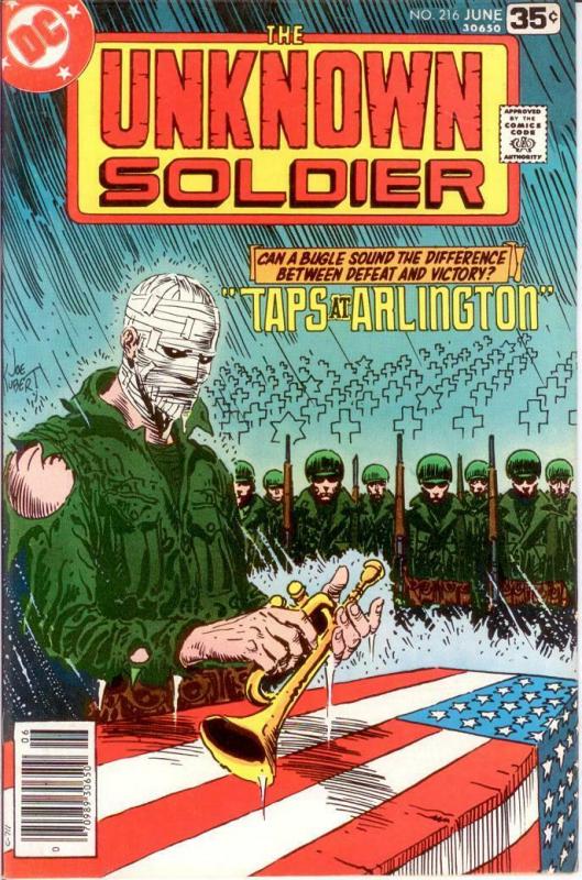 UNKNOWN SOLDIER 216 VF-NM June 1978 COMICS BOOK