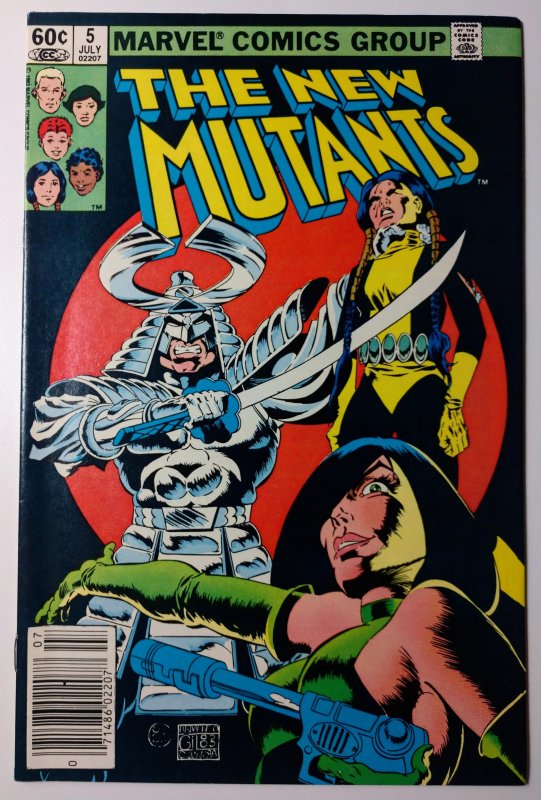 The New Mutants #5 (8.5, 1983) NEWSSTAND, 