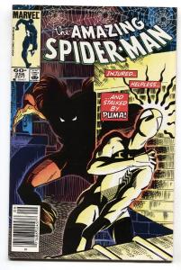 AMAZING SPIDER-MAN #256-1st appearance of PUMA-Newsstand edition