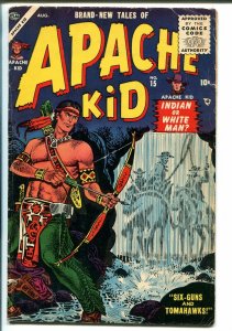 Apache Kid  #15 1955-Atlas-Joe Maneely cover-VG+