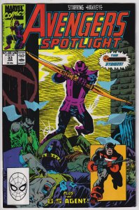 Avengers Spotlight #33 (1990) U.S.Agent