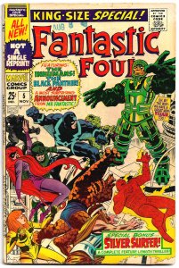 FANTASTIC FOUR ANNUAL #5 (Nov'67) 5.0VG/FN Inhumans! Black Panther! All Kirby!