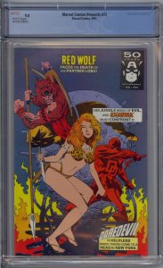 MARVEL COMICS PRESENTS #72 CGC 9.8 WOLVERINE ORIGIN WEAPON X WHITE PAGES 9005 