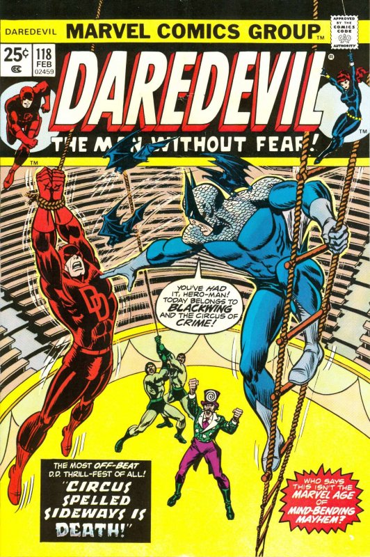Daredevil #118 (with Marvel Value Stamp) FN ; Marvel | 1st Appearance Blackwing