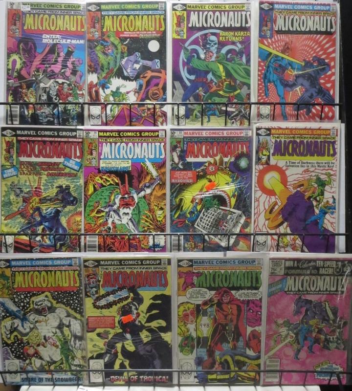 MICRONAUTS COLLECTION! 39 ISSUES! (Marvel, 1979) Mantlo! Golden! Gil Kane!Guice!