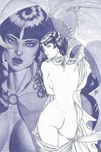 VAMPIRELLA (2019 DYNAMITE) #4 VARIANT 1:25 MARCH B&W TINT VIRGIN PRESALE-10/16