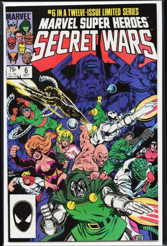 Marvel Super Heroes Secret Wars #6 (1984) Buckaroo Banzai [Key Issue] Descrip...