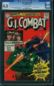G.I. Combat #116 (1966) CGC 4.0 VG