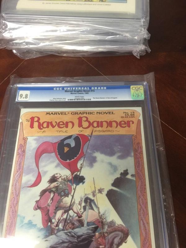 Marvel Graphic Novel 15 Raven Banner Cgc 9.8