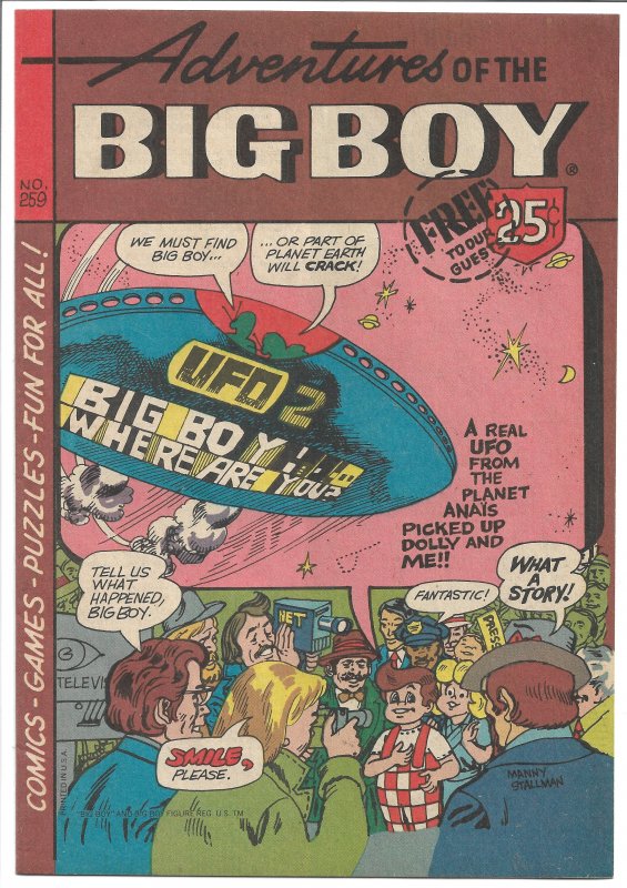 Adventures of the Big Boy #259 Nov, 1978 (VF)