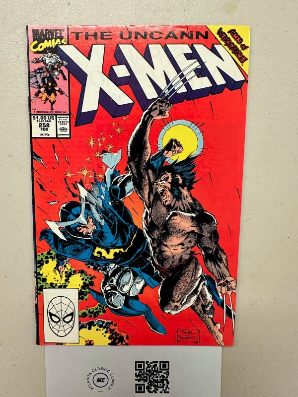 Uncanny X-Men #258 VF Marvel comic book Mandarin Psylocke Wolverine 9 HH1