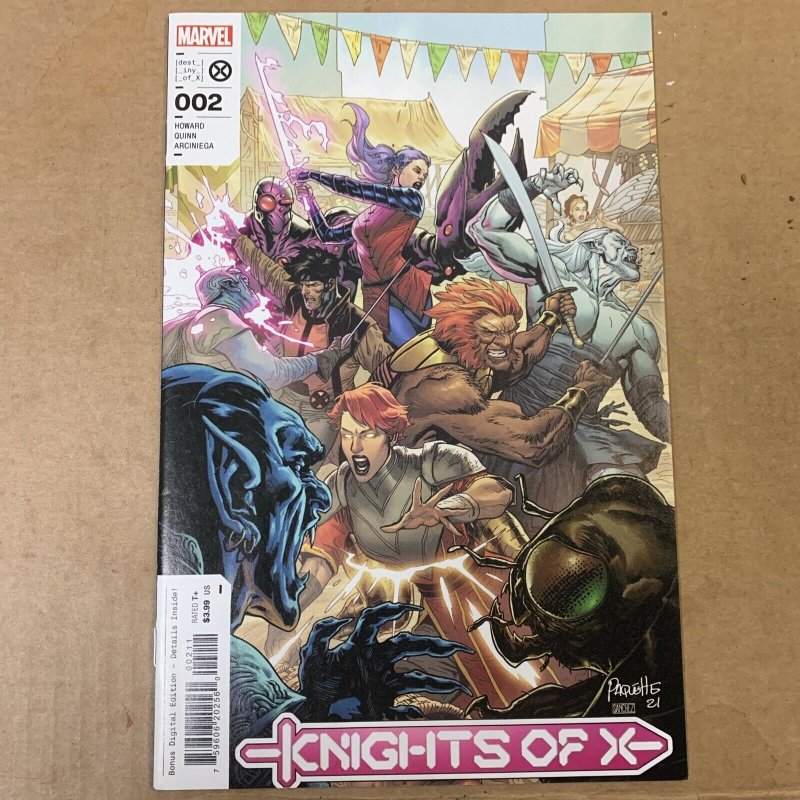 Knights of X 2 2022 Unread Yanick Paquette Main Cover Marvel Comic