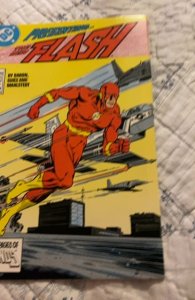 The Flash #1 (1987) presenting the Flash-sharp cover