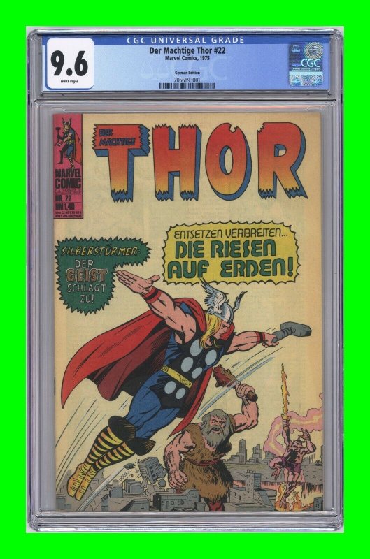 Journey into Mystery #104 Marvel [German: Der Machtige Thor #22 1975] CGC 9.6