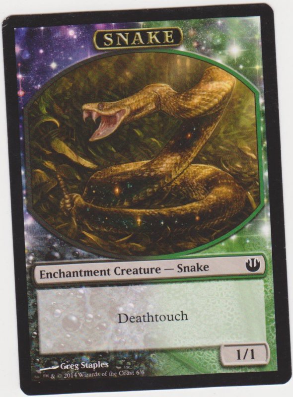 Magic the Gathering: Journey into Nyx - Snake | Comic Collectibles -  Trading Cards - Magic the Gathering / HipComic