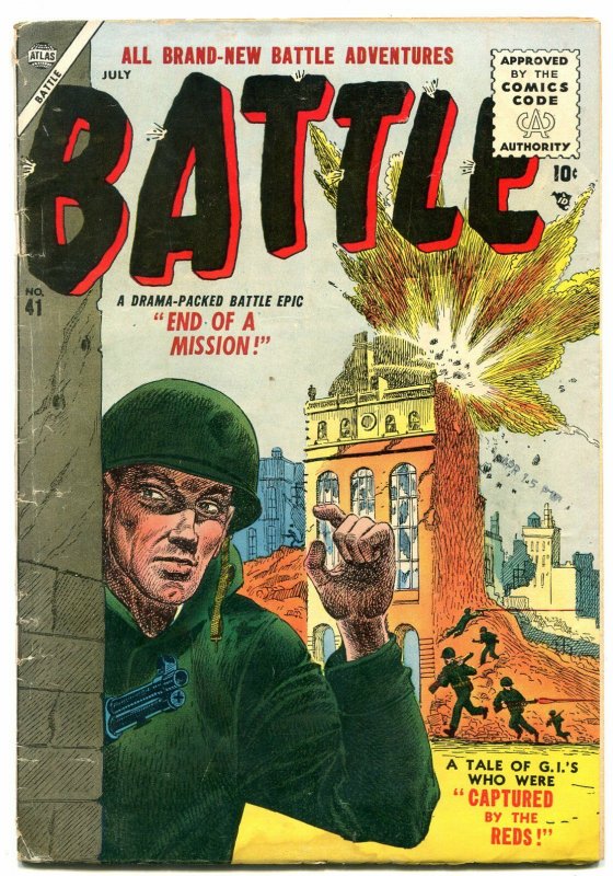 BATTLE #41-1955-WAR STORIES-GENE COLAN ART-vg minus