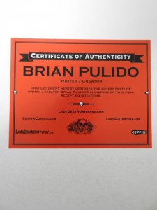 La Muerta: Retribution #1 Variant (2018) NM Condition! Signed W/ COA!