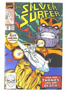 Silver Surfer (1987 series)  #34, NM- (Actual scan)