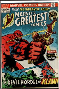 Marvel's Greatest Comics #40 (1973) Fantastic Four