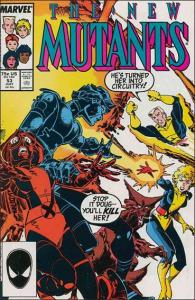Marvel THE NEW MUTANTS (1983 Series) #53 FN+
