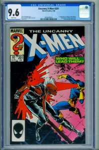 X-MEN #201-cgc 9.6-1981-MARVEL-First baby CABLE  4330293010