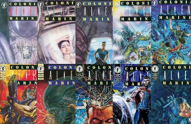 ALIENS COLONIAL MARINES (1993 DH) 1-10  COMPLETE!!! COMICS BOOK