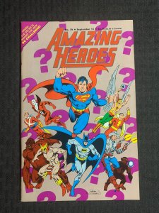 1985 AMAZING HEROES Comic Magazine #79 FVF 7.0 DC Challenge