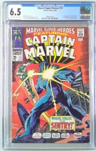 MARVEL SUPER HEROES (1967) #13 CGC 6.5 FIRST APPEARANCE CAROL DANVERS (SLAB G...
