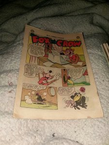 Real Screen #51 dc comics 1952 golden age fox and the crow funny animal classic