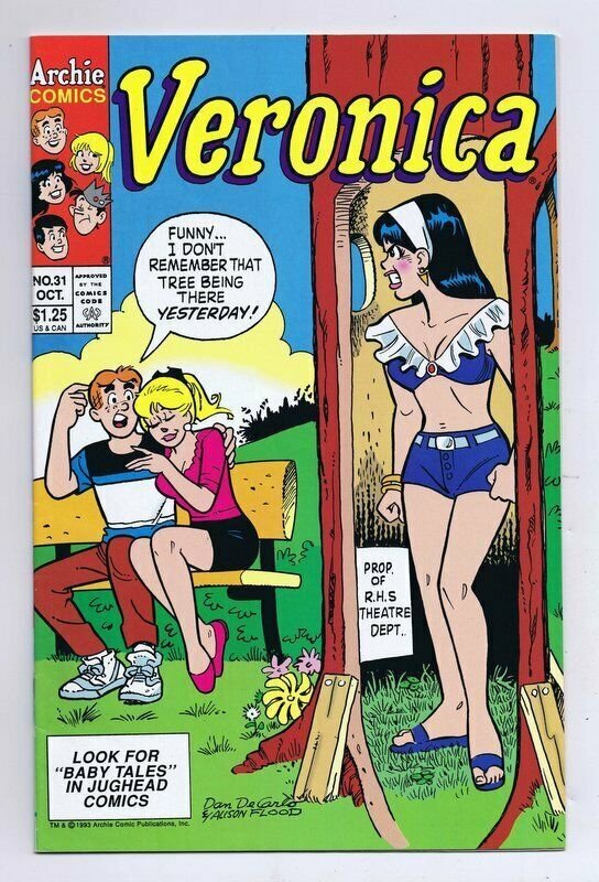 Veronica #31 ORIGINAL Vintage 1993 Archie Comics GGA Good Girl Art  