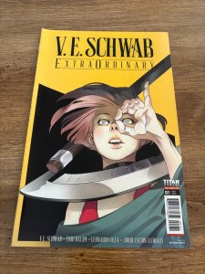 V.E. Schwab Extraordinary # 1 VF Titan Comic Book Variant Cover 1st Print 3 J369