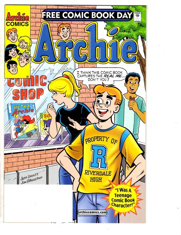 6 Archie Comics Free Comic Book #2 Halloween ComicFest Summer Splash 1... MS10