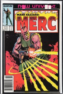Mark Hazzard: Merc #1 (1986) Mark Hazzard