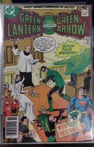 GREEN LANTERN # 122  1979  DC COMICS  KEY LAST GREEN ARROW    NEWSTAND VARIANT