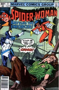 Spider-Woman #27 (Newsstand) VG ; Marvel | low grade comic Bill Sienkiewicz
